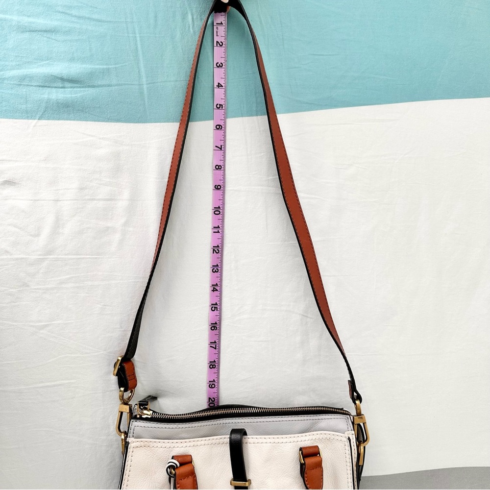 FOSSIL Ryder Leather Satchel in Neutral - Picture 13 of 14